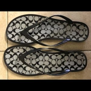 Coach Jelly Flip Flops
